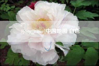 宣威中国地图 白色