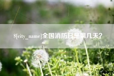 宣威全国消防日是第几天？