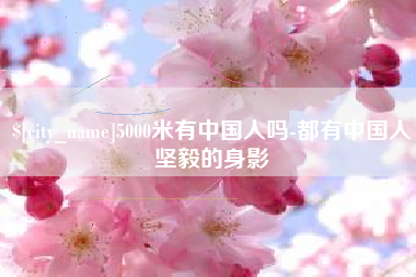 宣威5000米有中国人吗-都有中国人坚毅的身影