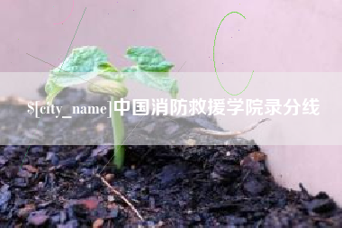 宣威中国消防救援学院录分线
