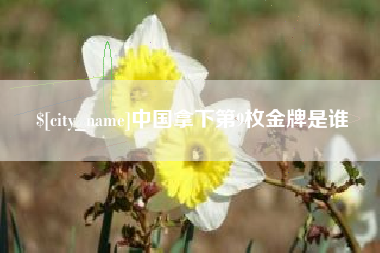 宣威中国拿下第9枚金牌是谁