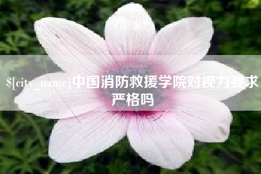 宣威中国消防救援学院对视力要求严格吗
