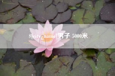 宣威男子 5000米