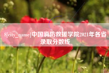 宣威中国消防救援学院2021年各省录取分数线
