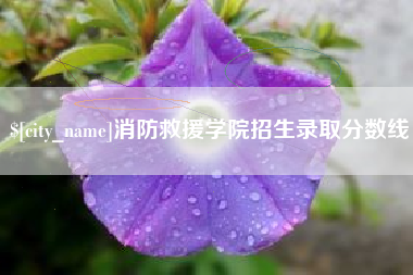 宣威消防救援学院招生录取分数线