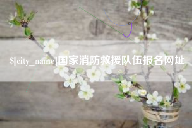 宣威国家消防救援队伍报名网址