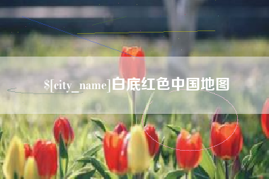 宣威白底红色中国地图