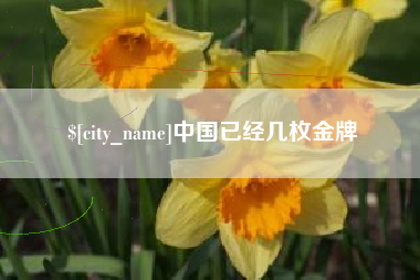 宣威中国已经几枚金牌