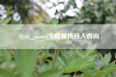 宣威失信被执行人杳询