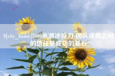宣威5000米滑冰接力-团队成员之间的信任是成功的基石