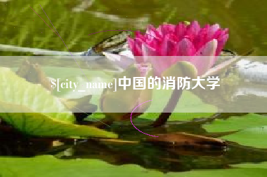 宣威中国的消防大学