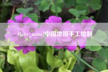宣威中国地图手工绘制