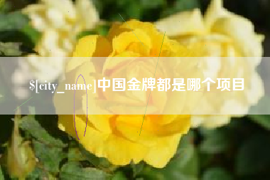宣威中国金牌都是哪个项目
