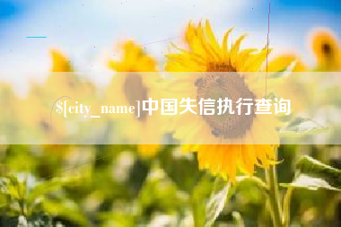 宣威中国失信执行查询