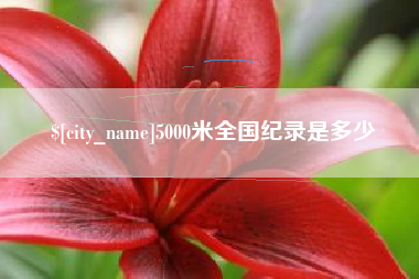 宣威5000米全国纪录是多少