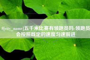 宣威五千米比赛有领跑员吗-领跑员会按照既定的速度匀速前进