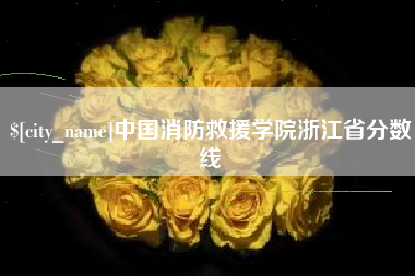 宣威中国消防救援学院浙江省分数线