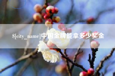 宣威中国金牌能拿多少奖金