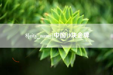 宣威中国19块金牌