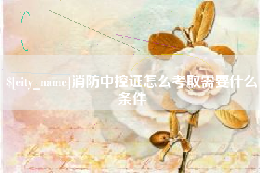 宣威消防中控证怎么考取需要什么条件