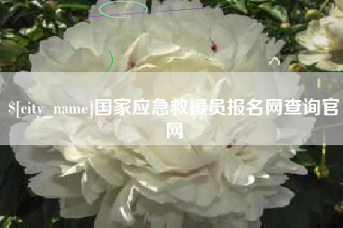 宣威国家应急救援员报名网查询官网