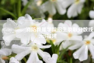 宣威消防救援学院招生录取分数线2020福建