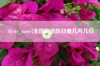 宣威全国的消防日是几月几日