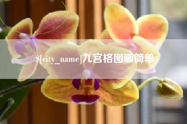 宣威九宫格图画简单