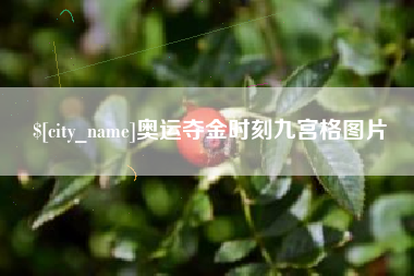 宣威奥运夺金时刻九宫格图片